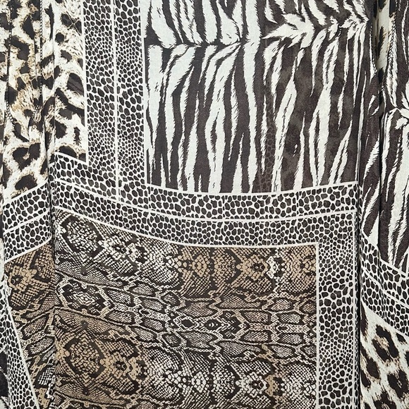 Animal Print Coverup Kimono - Picture 13 of 15